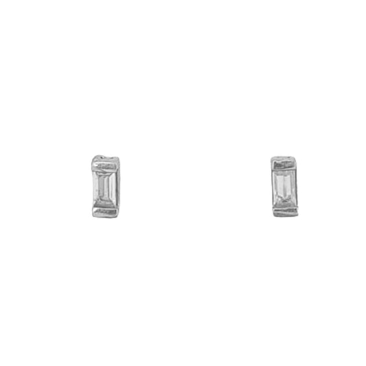 PENDIENTES PLATA ACABADO RODIO CIRCONITA CIERRE PRESION