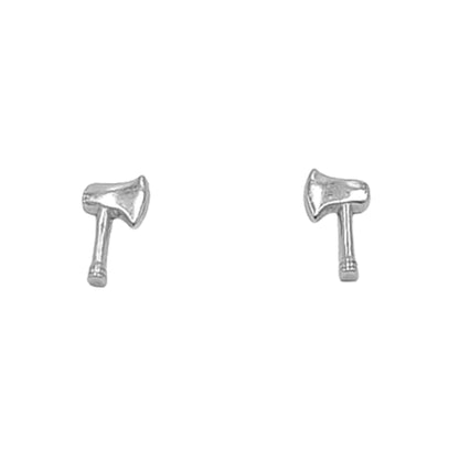 PENDIENTES PLATA ACABADO RODIO LISO BRILLO CIERRE PRESION