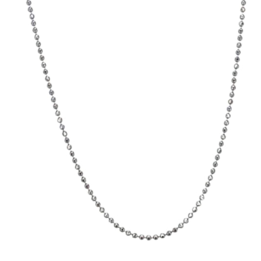 SILVER CHAIN ​​RHODIUM FINISH 45CM