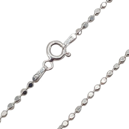 CADENA PLATA ACBADO PLATEADO 45CM