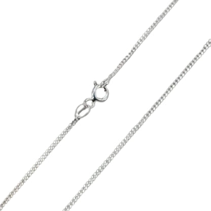 CADENA PLATA ACABADA PLATEADA 50CM