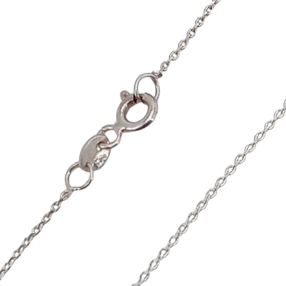 CADENA PLATA ACABADO PLATEADO 50CM