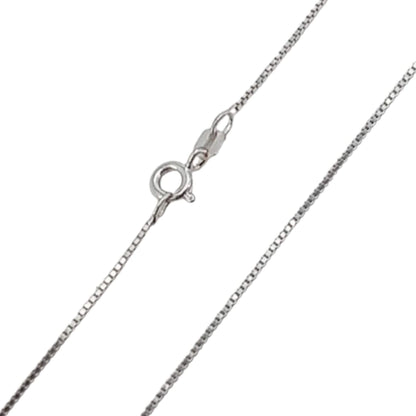 CADENA PLATA ACABADO PLATEADO 45CM