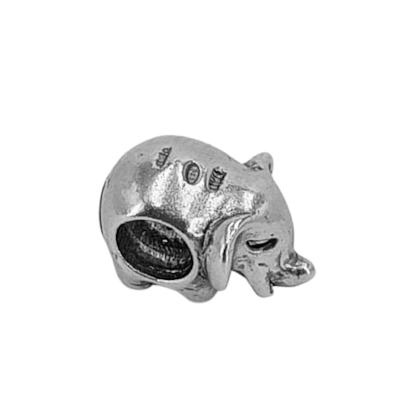 CHARMS ELEFANTE PLATA ACABADO PLATEADO