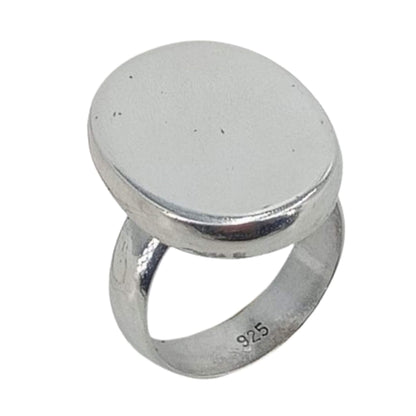 SELLO PLATA ACABADO PLATEADO LISO BRILLO