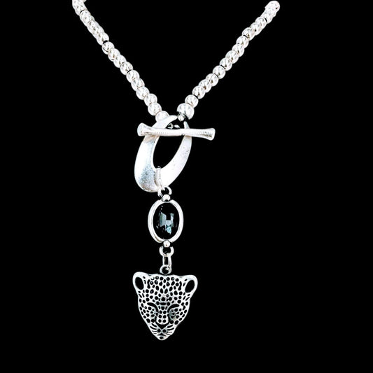COLLAR ZAMAK PANTERA Y CIRCONITA