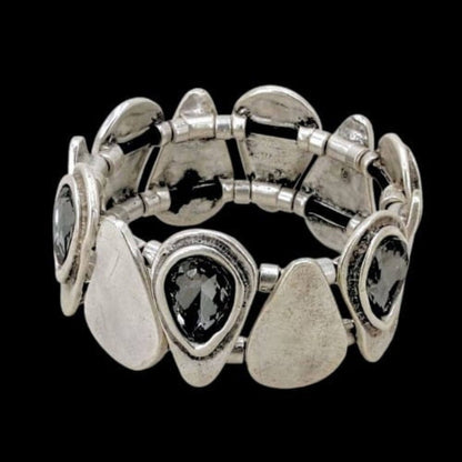 PULSERA BRAZALETE ZAMAK CON CIRCONITAS