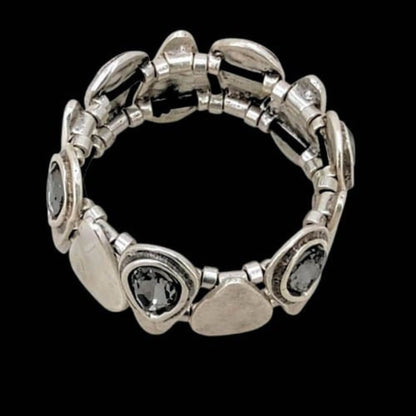 PULSERA BRAZALETE ZAMAK CON CIRCONITAS