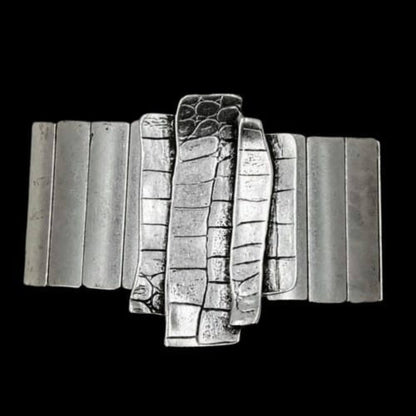 PULSERA BRAZALETE ZAMAK DISEÑO MODERNO EXCLUSIVO CON NAYLO ELASTICO