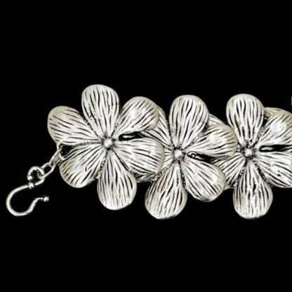 Pulsera de Zamak Flor