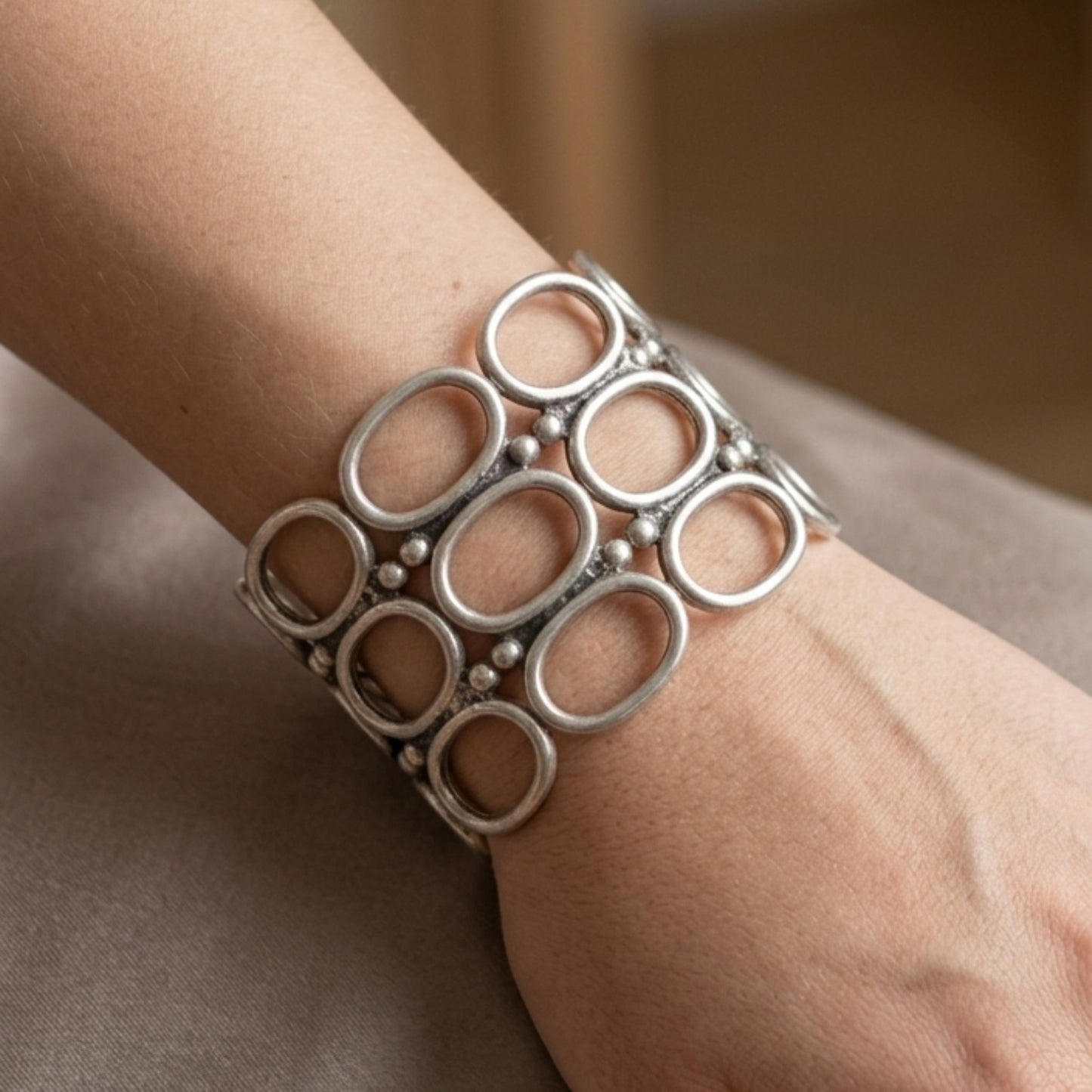 Brazalete Zamak de Volumen Unisex | Joyería Osnor