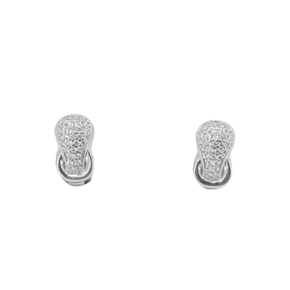 Pendientes Plata Rodio Compactos 13mm - Oferta Especial