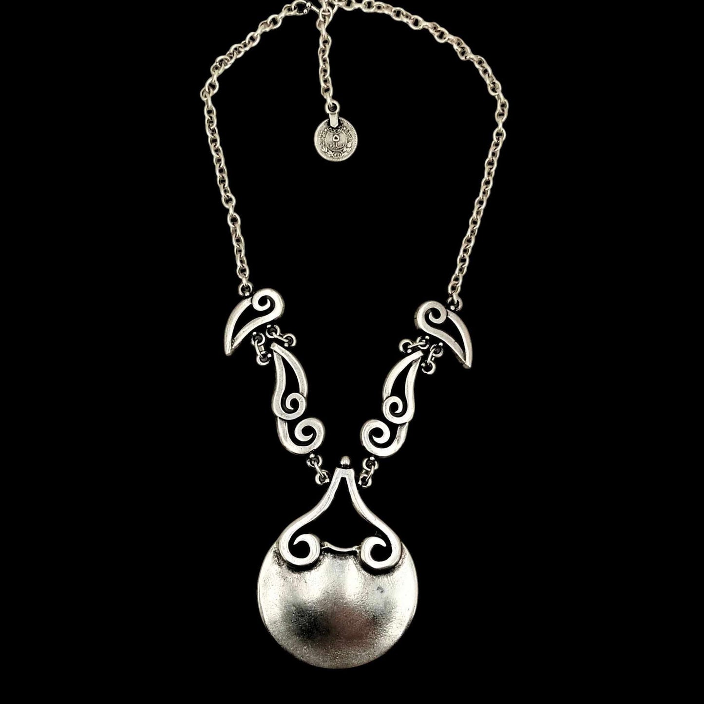 COLLAR ZAMAK PLATEADO