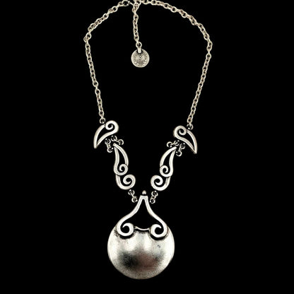 COLLAR ZAMAK PLATEADO