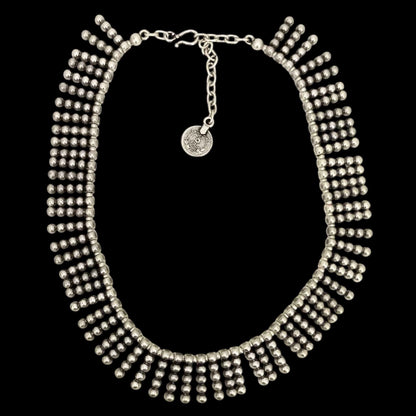 Collar Zamak Cascada de Esferas