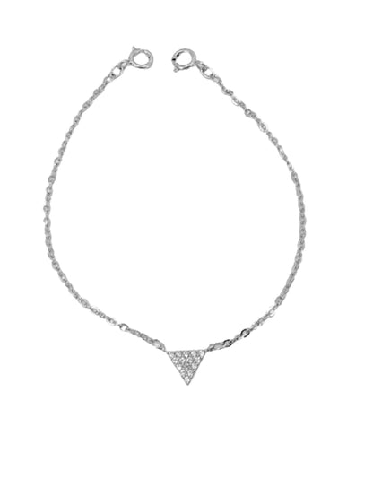 COLLAR PLATA ACABADO RODIO CIRCONITAS ESMALTE