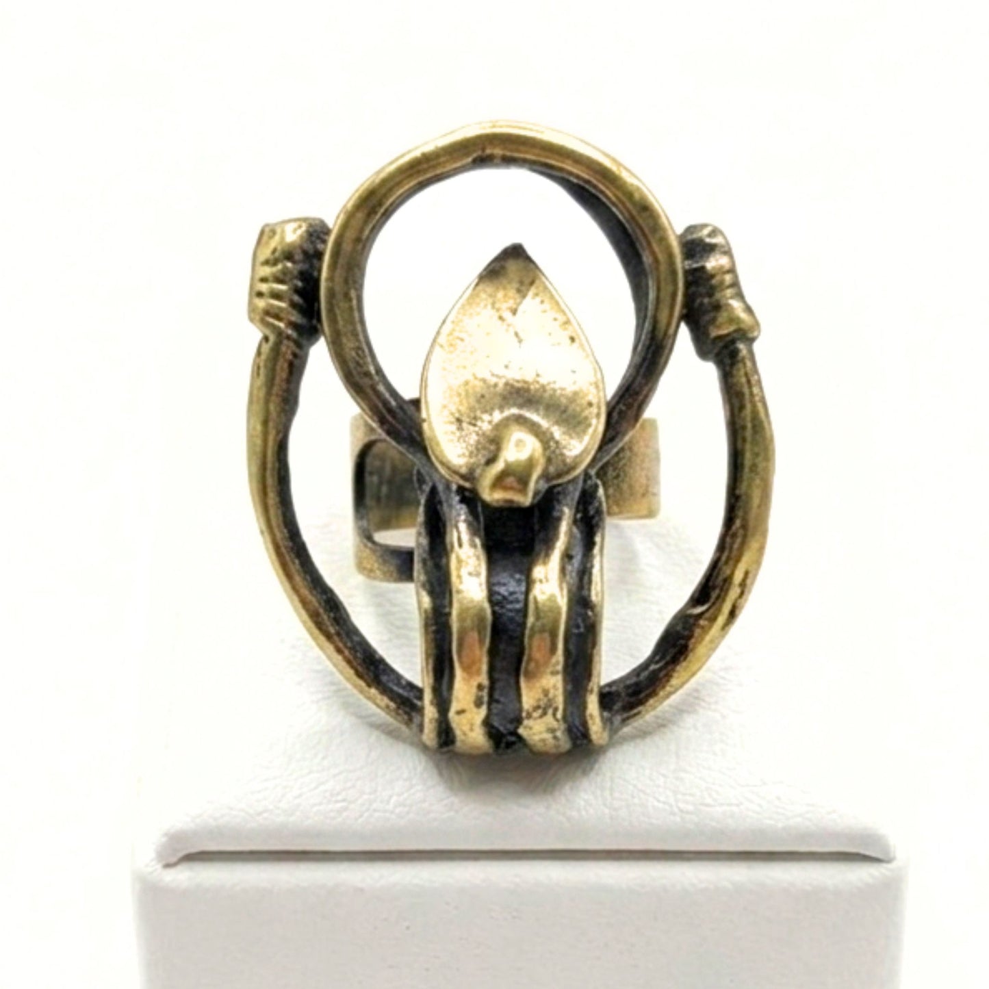 Anillo Sortija mujer de bronce diseño joyería osnor moda moderno elegante 