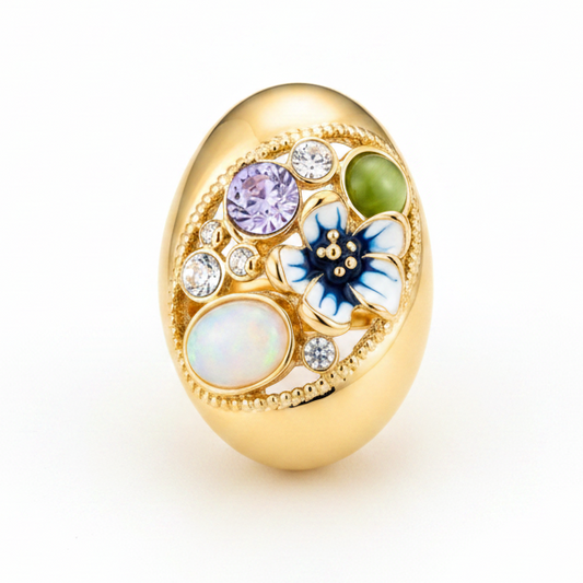 Anillo fondo blanco
