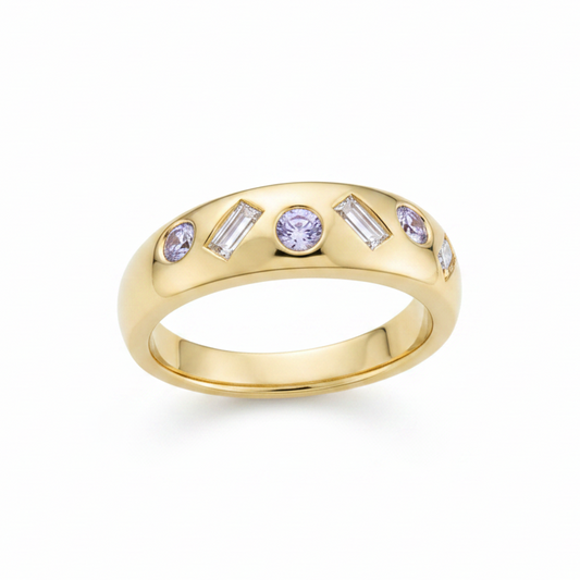 Anillo posición original fondo blanco