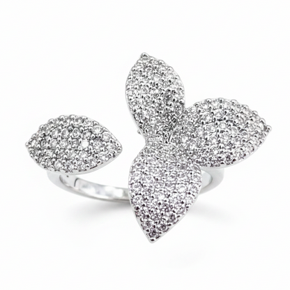 Anillo sobre fondo blanco