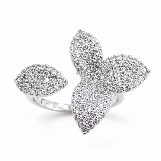 Anillo sobre fondo blanco