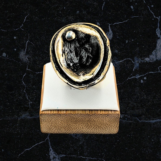anillo de bronce exclusivo artesania joyeria  osnor zamak