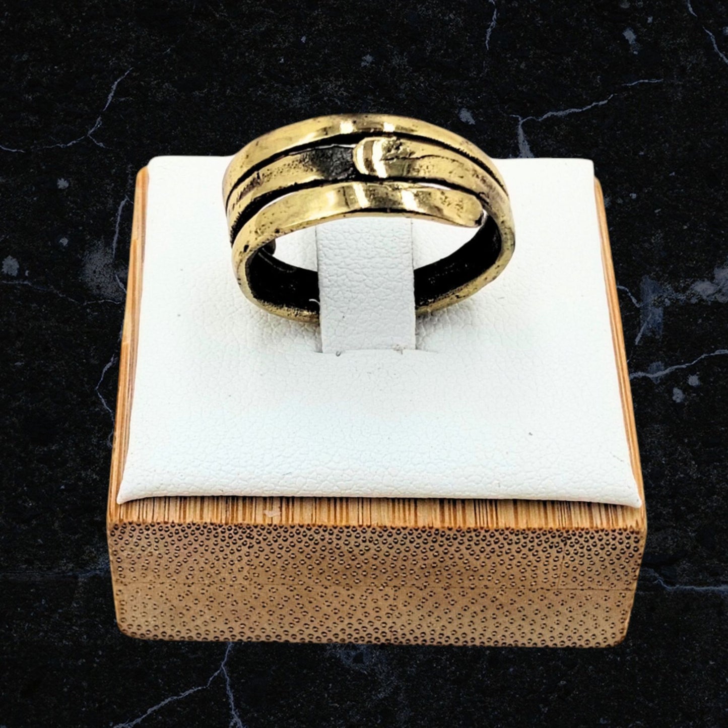 anillo de bronce exclusivo artesanal joyeria osnor zamak