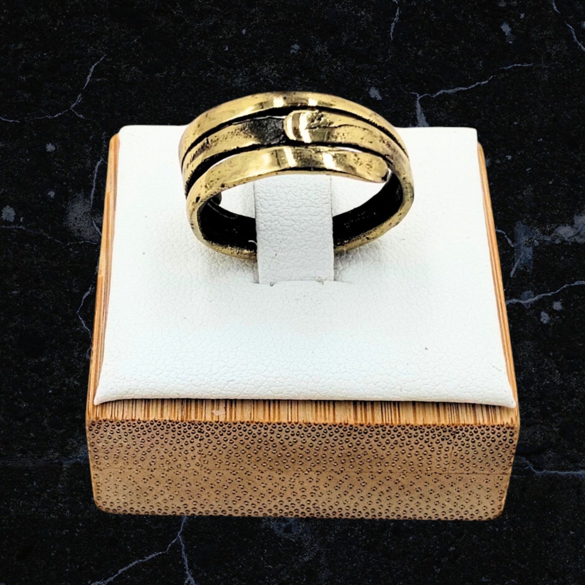 anillo de bronce exclusivo artesanal joyeria osnor zamak