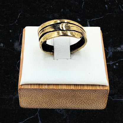 anillo de bronce exclusivo artesanal joyeria osnor zamak