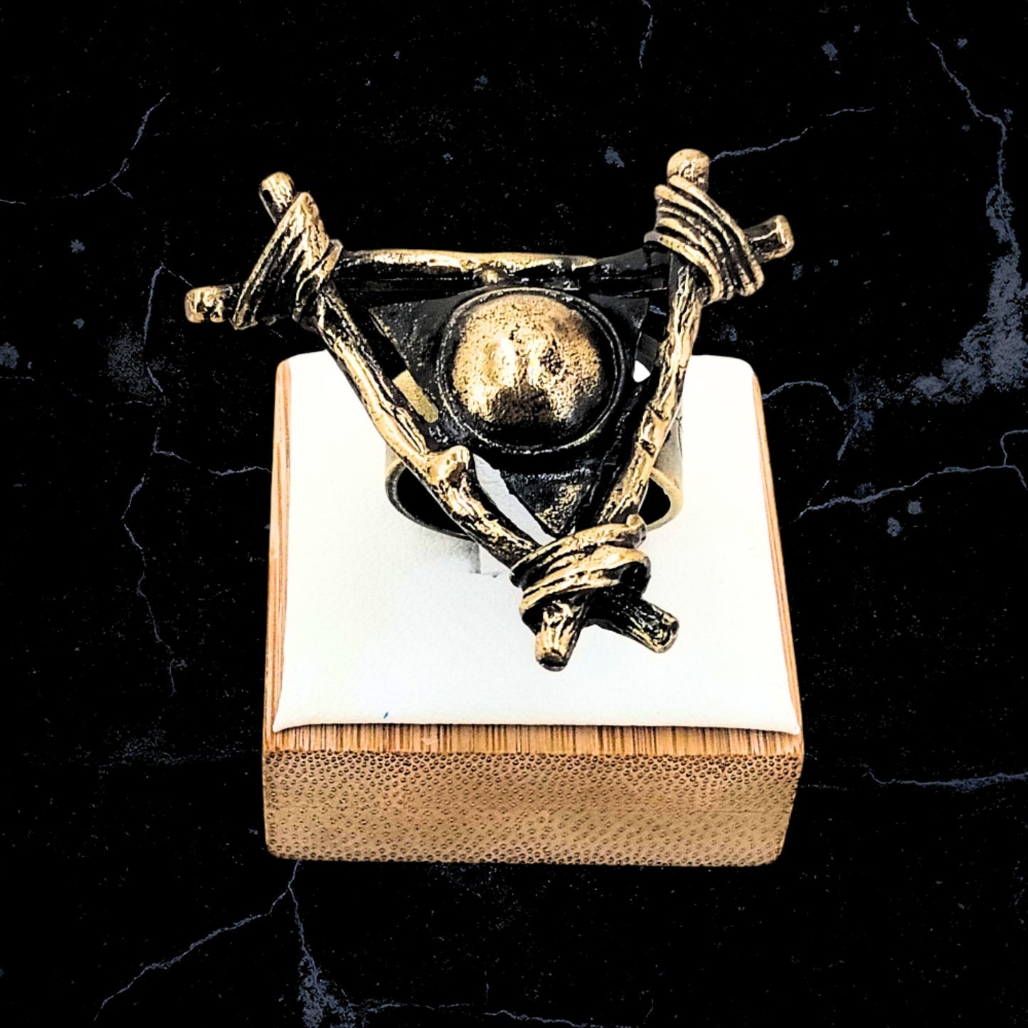 anillo bronce exclusivo diseño joyeria osnor zamak