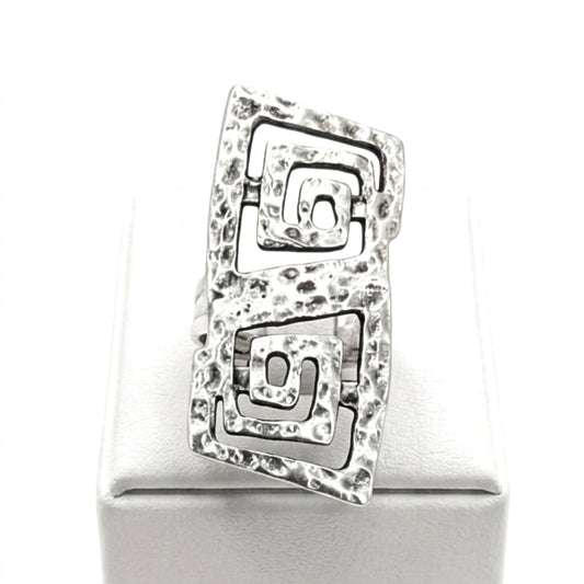 anillo de zamak diseño exclusivo mujer joyeria osnor zamak