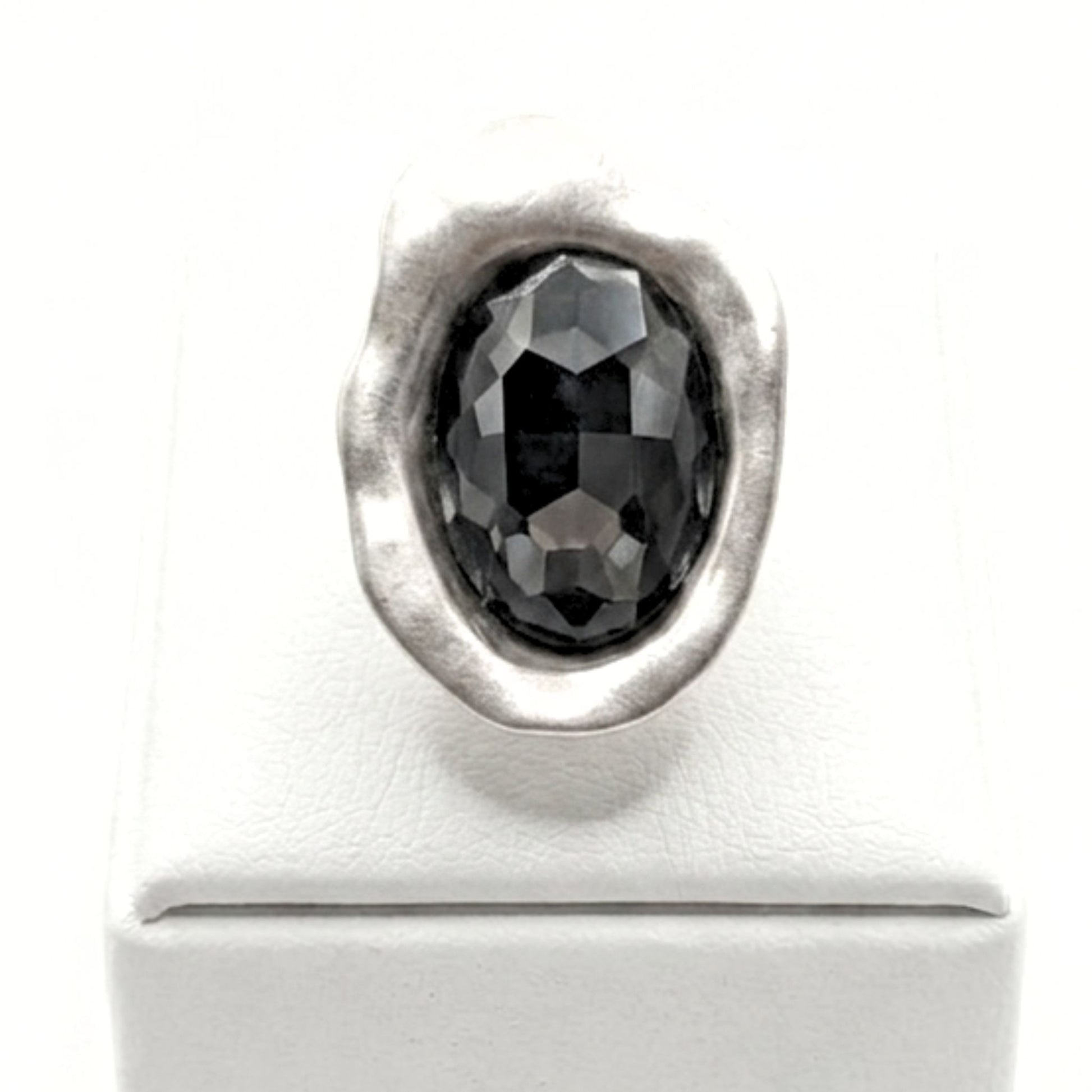 Anillo Sortija mujer joyería osnor moda moderno fiesta fashion diario boda glamour lujo mujer diferente exclusivo hipoalergénico plateado aleación ajustable 