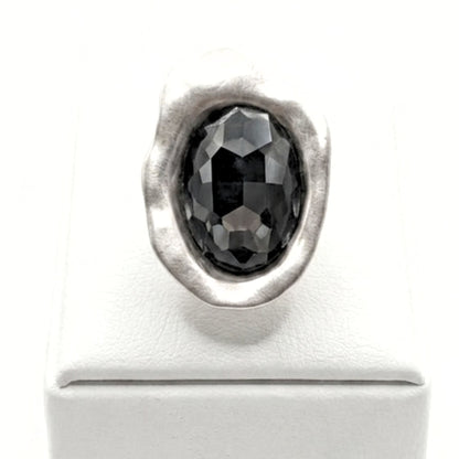 Anillo Sortija mujer joyería osnor moda moderno fiesta fashion diario boda glamour lujo mujer diferente exclusivo hipoalergénico plateado aleación ajustable 