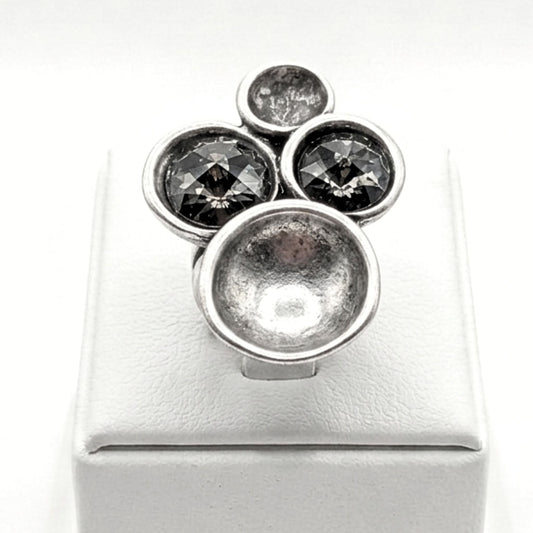 Anillo Sortija mujer diseño joyería osnor moda moderno fiesta fashion glamour lujo mujer diferente 