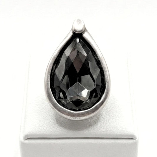 Anillo Sortija de zamak mujer diseño joyería osnor moda moderno fiesta fashion diario boda glamour lujo mujer diferente exclusivo hipoalergénico plateado aleación ajustable 