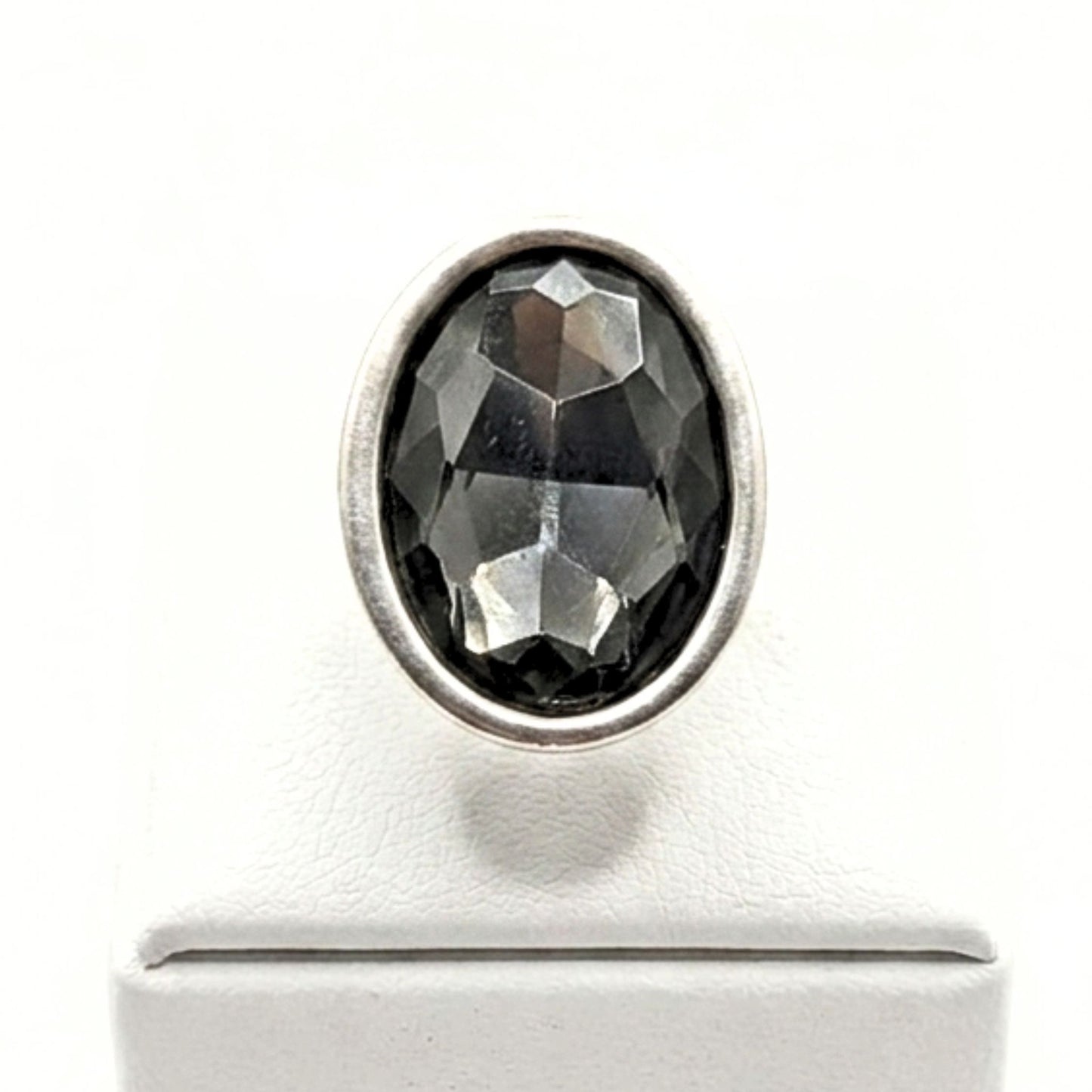 Anillo Sortija mujer hipoalergénico plateado aleación ajustable diseño de joyería moda moderno elegante boda fiesta glamour lujo 