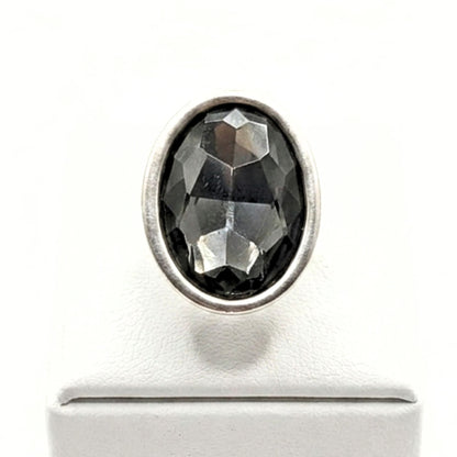 Anillo Sortija mujer hipoalergénico plateado aleación ajustable diseño de joyería moda moderno elegante boda fiesta glamour lujo 