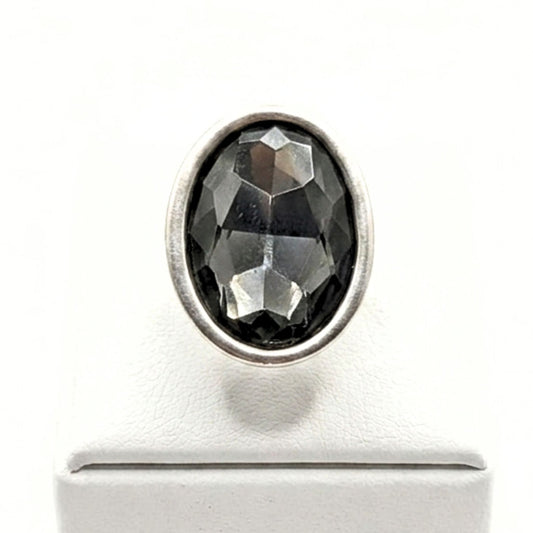 Anillo Sortija mujer hipoalergénico plateado aleación ajustable diseño de joyería moda moderno elegante boda fiesta glamour lujo 