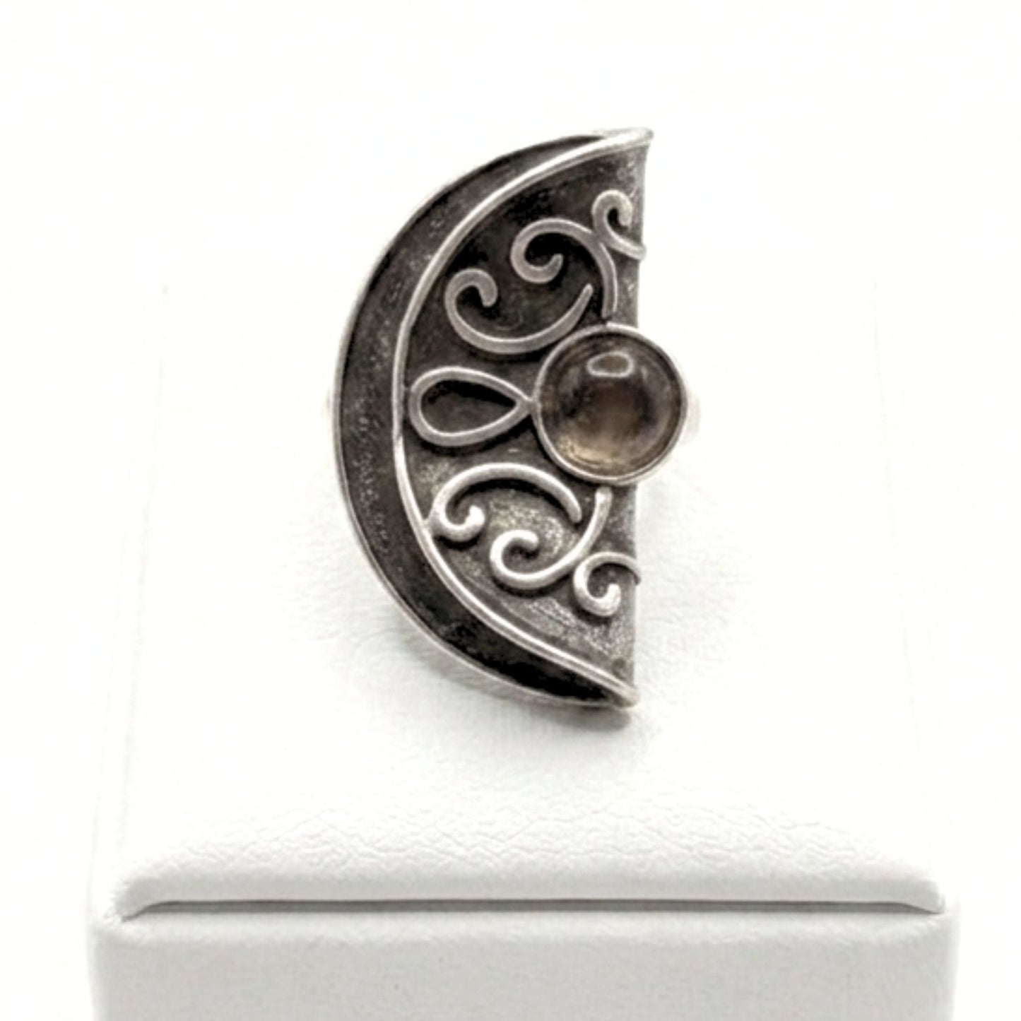 Anillo Sortija mujer hipoalergénico plateado aleación ajustable diseño joyería osnor moda moderno fiesta fashion diario boda glamour lujo mujer diferente exclusivo vintage único arte escultura artesanía 