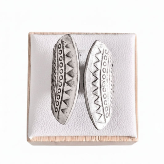 anillo zamak plateado diseño exclusivo joyeria osnor zamak