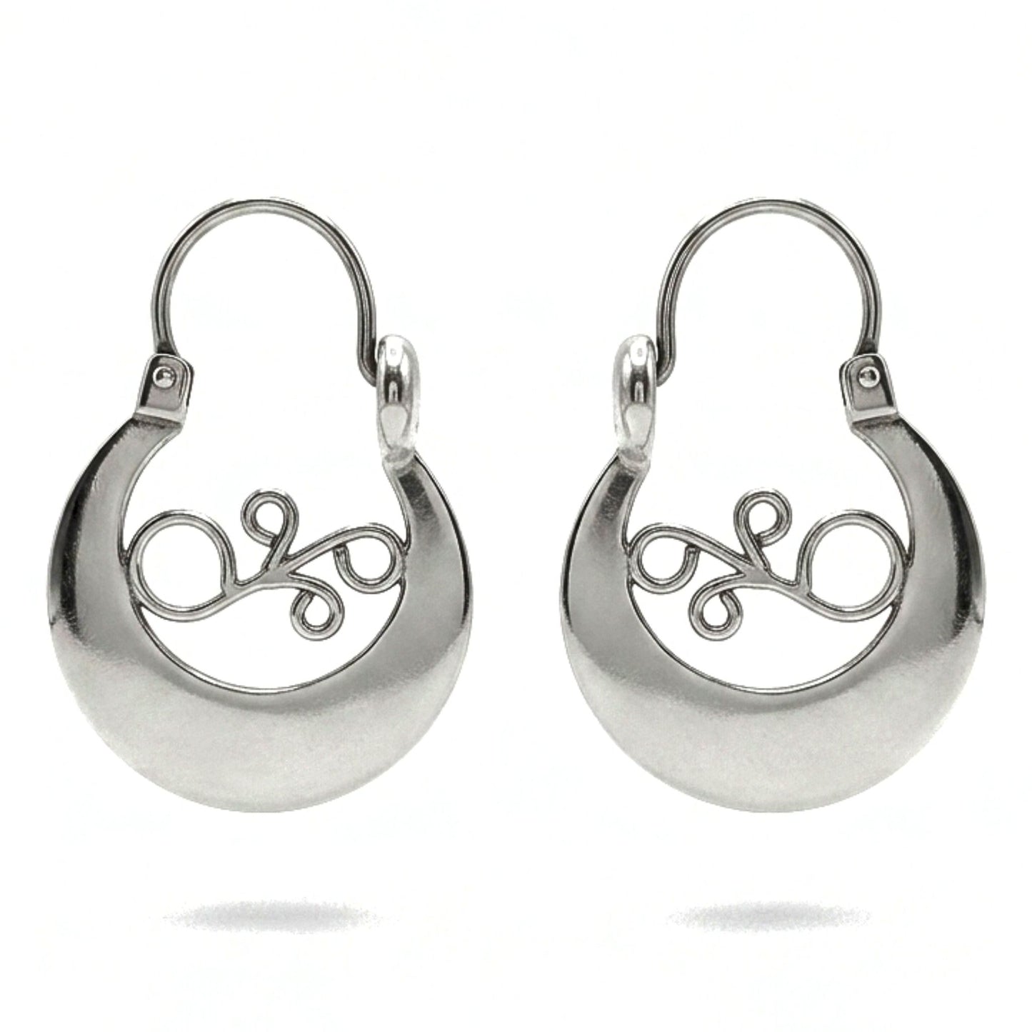 Aros argollas mujer volumen canarias diseño joyería osnor moda moderno elegante boda fiesta fashion glamour lujo 