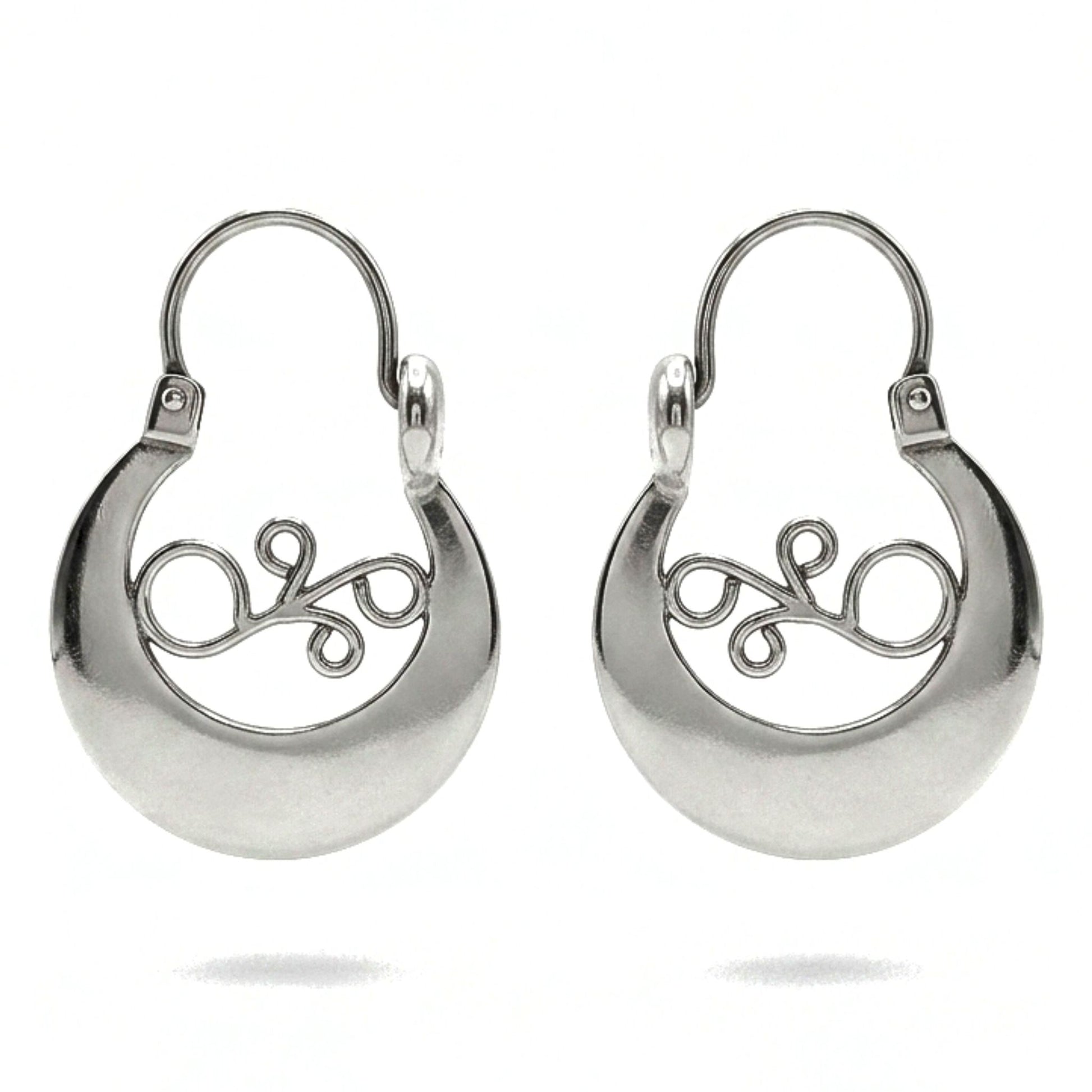 Aros argollas mujer volumen canarias diseño joyería osnor moda moderno elegante boda fiesta fashion glamour lujo 