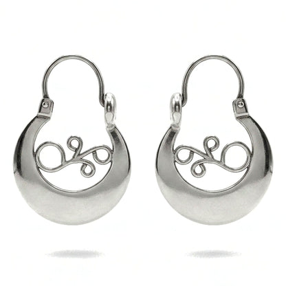 Aros argollas mujer volumen canarias diseño joyería osnor moda moderno elegante boda fiesta fashion glamour lujo 