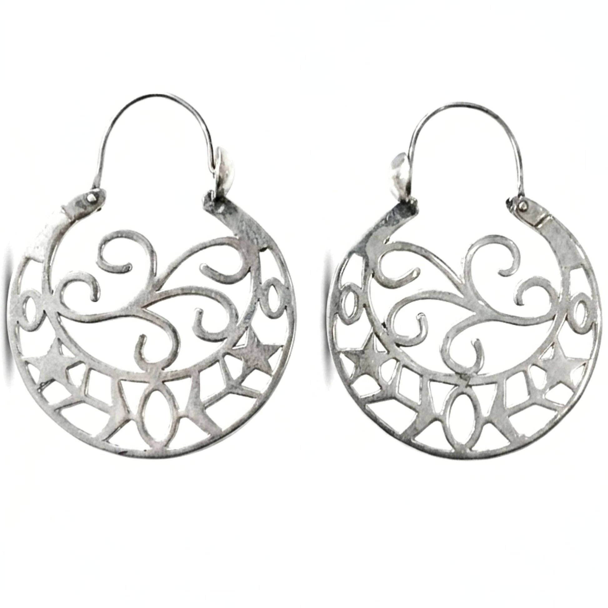 Aros argollas mujer volumen canarias calada liso brillo volumen diseño joyería osnor moda moderno elegante boda fiesta fashion glamour lujo 
