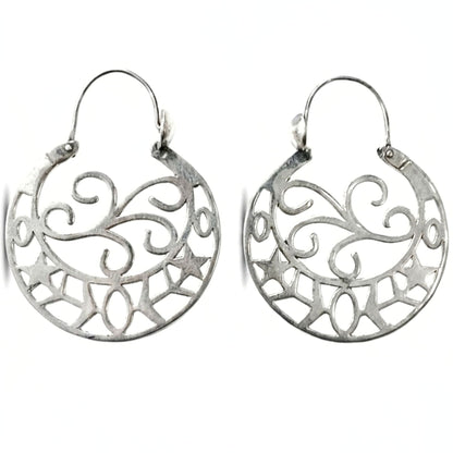 Aros argollas mujer volumen canarias calada liso brillo volumen diseño joyería osnor moda moderno elegante boda fiesta fashion glamour lujo 