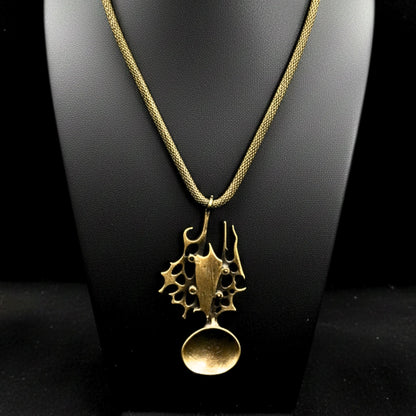 collar de bronce exclusivo arte joyeria osnor zamak