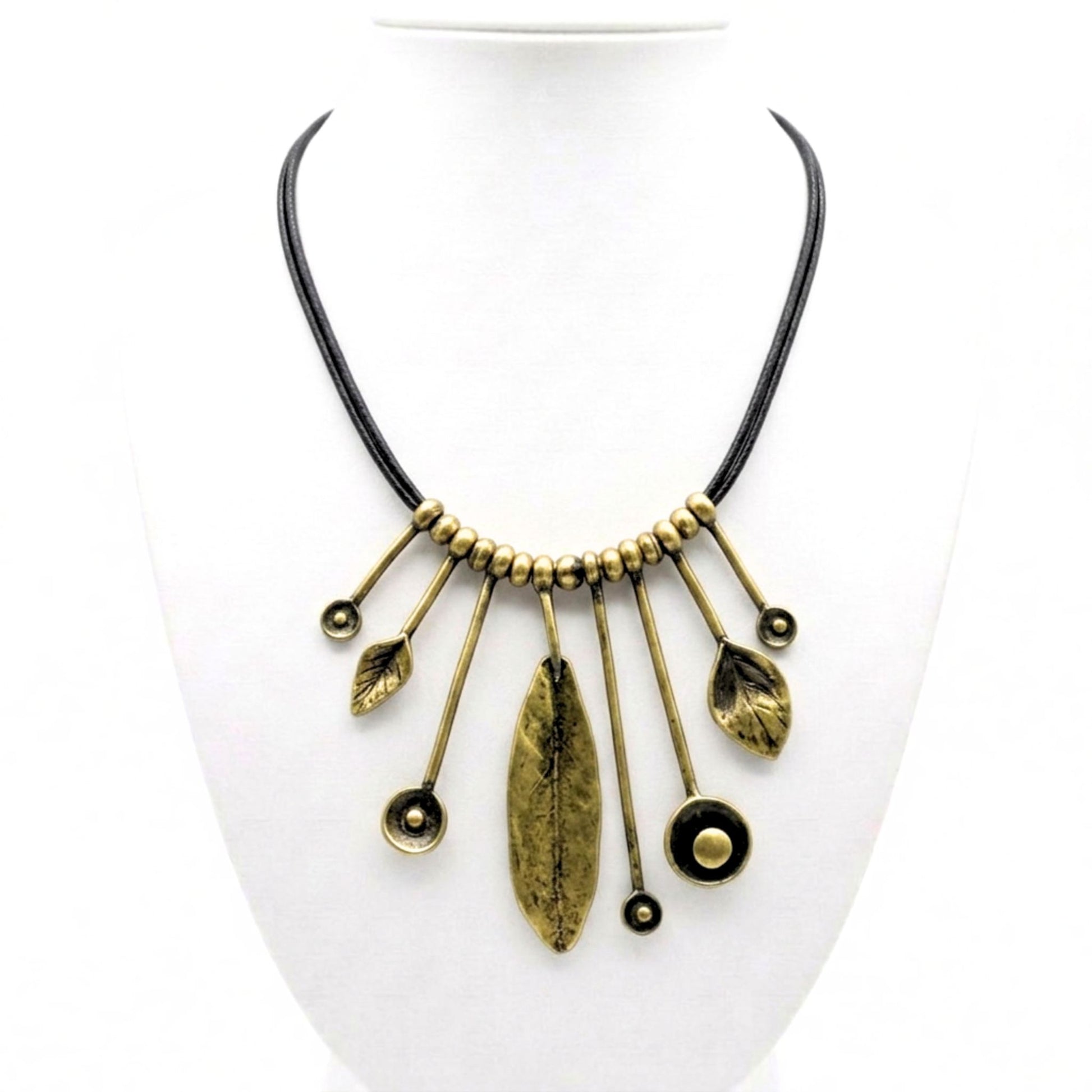 Collar de bronce mujer diseño joyería osnor moda moderno elegante boda fiesta glamour lujo mujer 