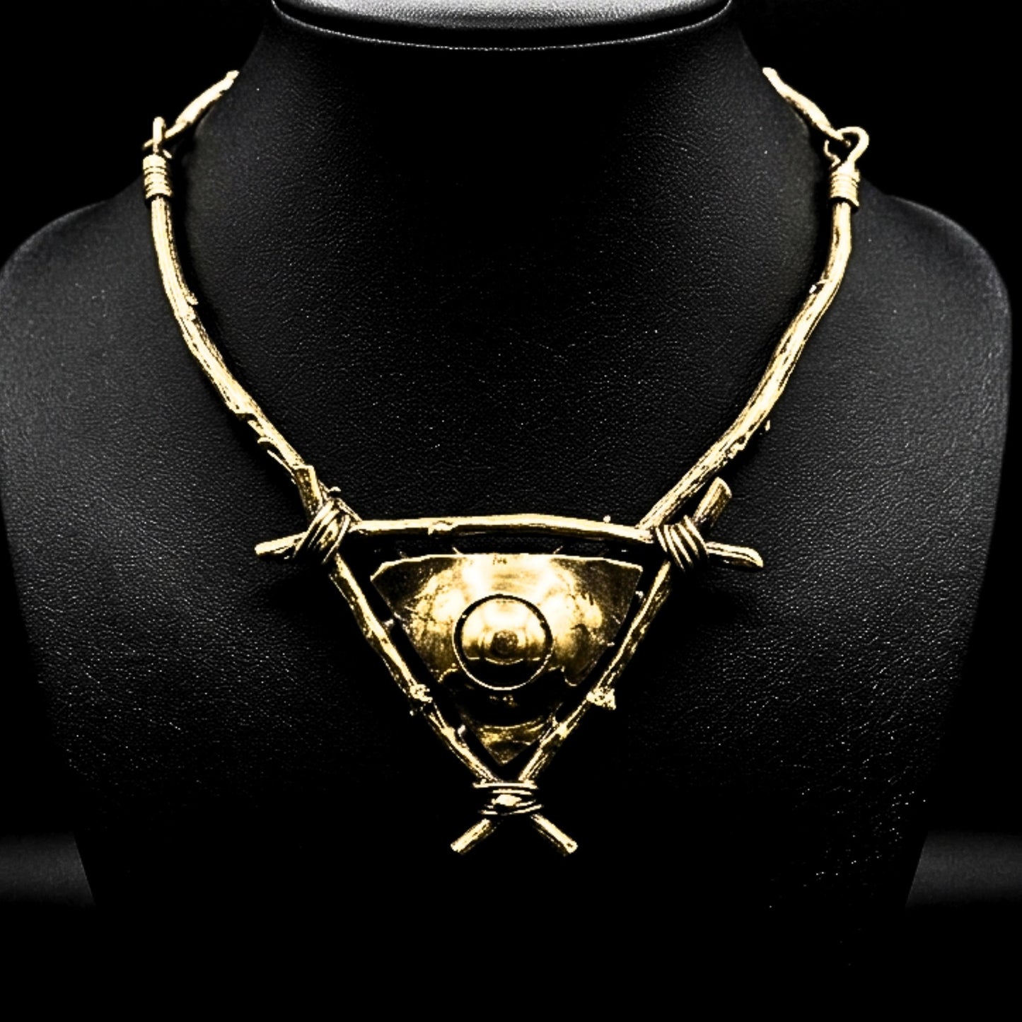 collar bronce unisex diseño exclusivo arte joyeria osnor zamak