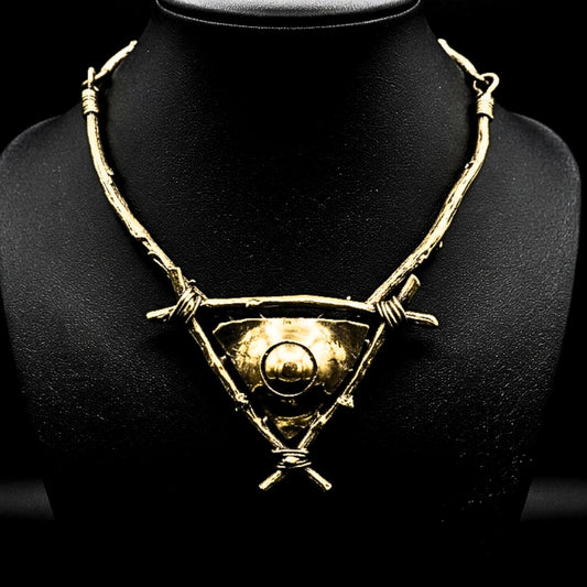 collar bronce unisex diseño exclusivo arte joyeria osnor zamak