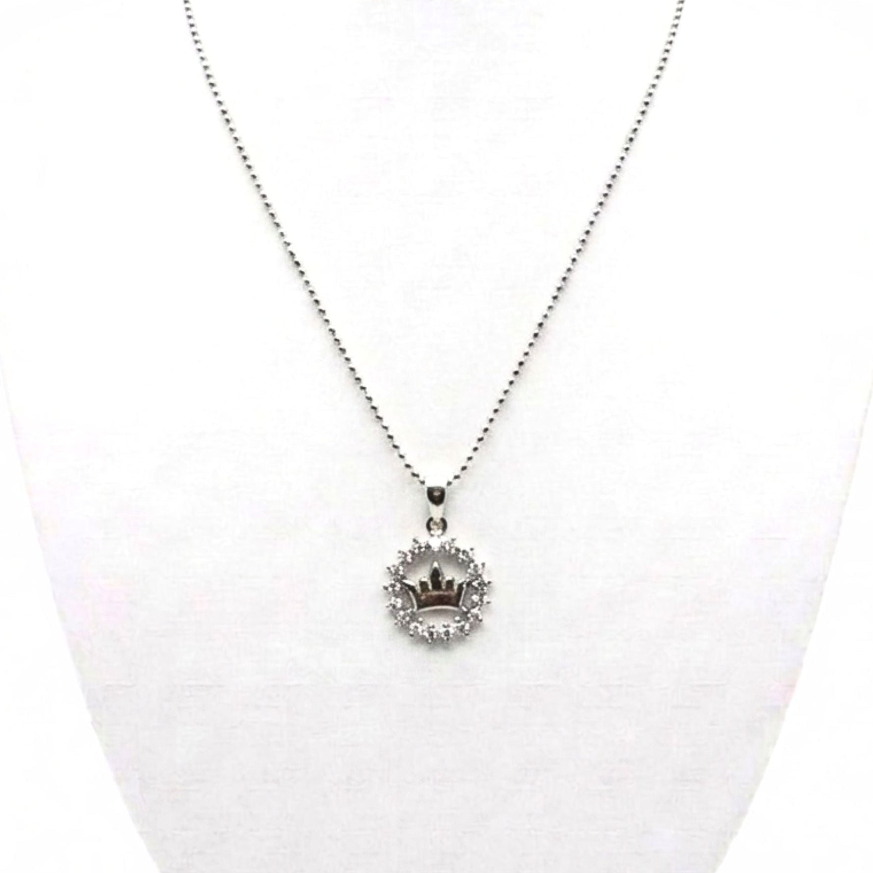 Collar gargantilla cadena de plata rodio Circonitas blancas minimalista reasa diseño joyería osnor moda moderno elegante boda fiesta fashion mujer diario 